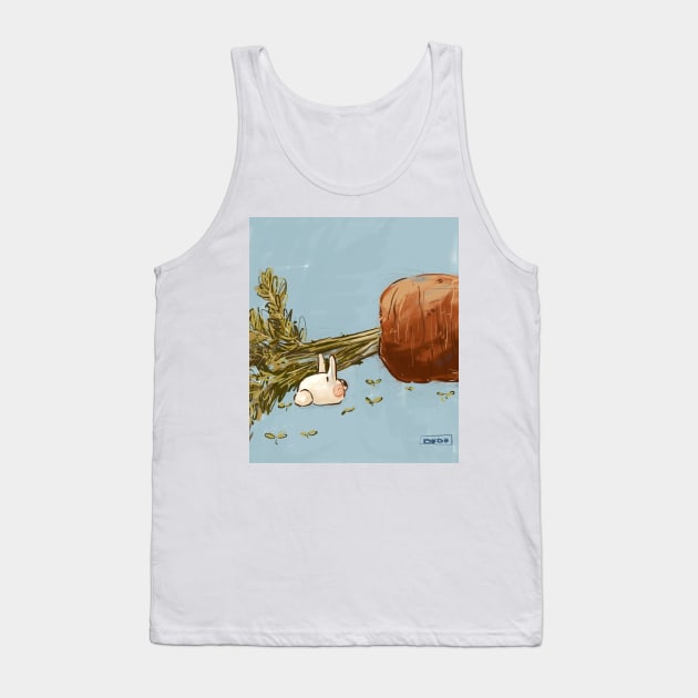 Hello Mr.Carrot Tank Top by Dodo Paints